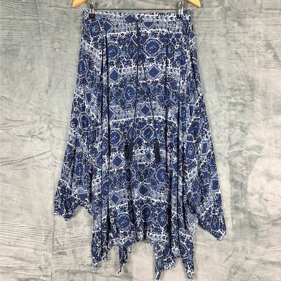 Womens Skirt Large Boho Fairy Hippie‎ Peasant Festival Cottagecore Maxi Prairie - Picture 1 of 7
